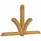 Ekena Millwork Redmond Rough Sawn Timber Gable Bracket, Western Red Cedar, 108"W x 58"H x 6"D x 6"F, 13/12 Pitch GBW108X58X0606RED00RWR - alternate 2